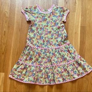 Hanna Andersson Girls Multicolor Floral Dress